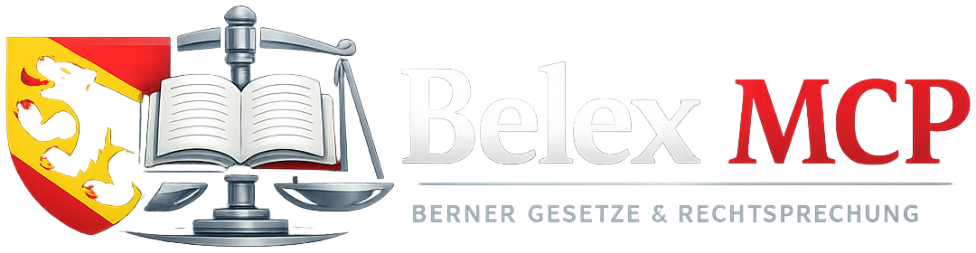 belex — Berner Gesetze & Rechtsprechung